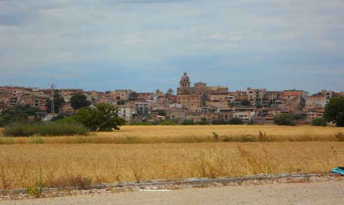 Mallorca Blick auf Algaida