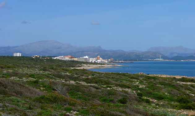 Blick auf Can Picafort Mallorca Nordküste