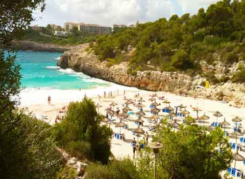 Cala Anguila Ostküste Mallorca Urlaub Ferienfincas STEINER