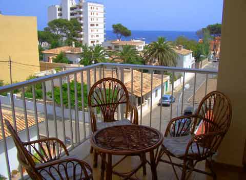 Blick bis zum Meer Appartement Cala Ratjada Mallorca Pm 546