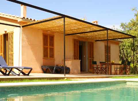Poolblick Finca Mallorca für 4 - 5 Personen mit Klimaanlage PM 5209