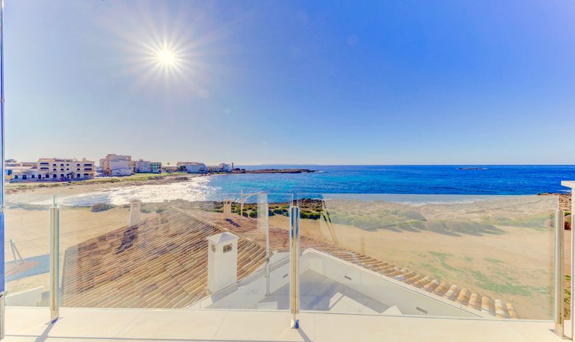 Blick vom Balkon auf das Meer exklusive Ferienwohnung Mallorca PM 6551