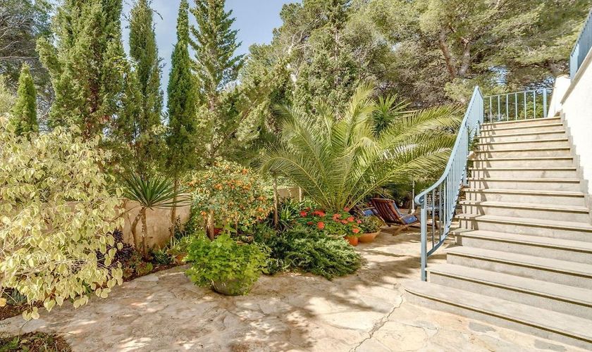 Treppenaufgang vom Garten Ferienwohnung Mallorca PM 5661