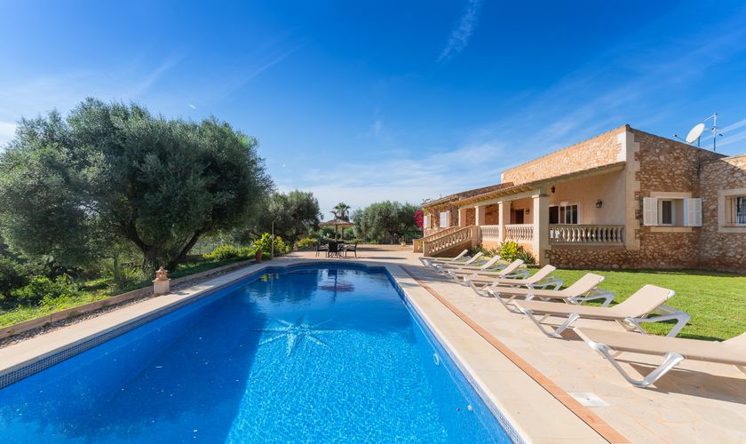 Schöner Pool Finca Mallorca mit Aircondition und Wlan