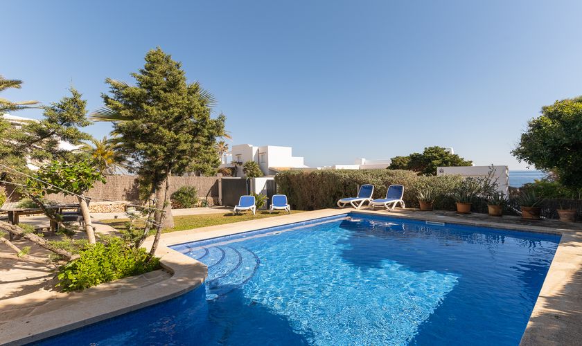 schöner Pool Ferienhaus Cala D'Or Internet und Klimaanlage