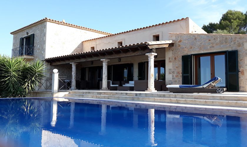 Terrasse mit Pool Finca Mallorca PM 6574
