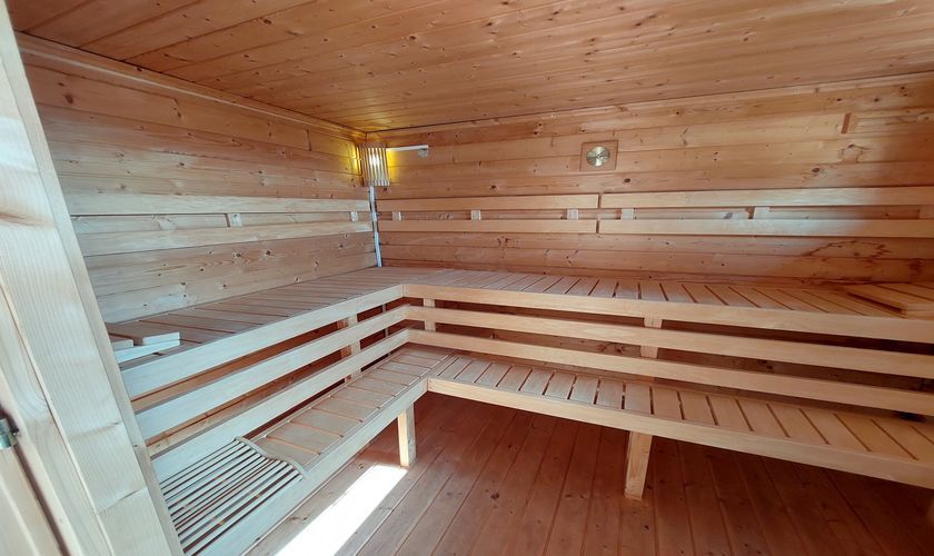 Sauna mit Sitzbänken Finca mit Klimaanlage Pool und Wlan PM 6574