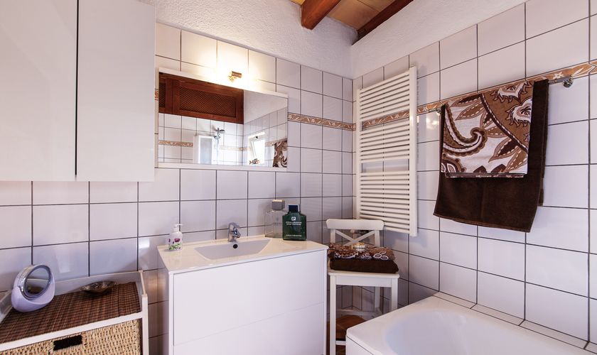 Blick in das Badezimmer Finca Mallorca für 12 Gäste PM 6950