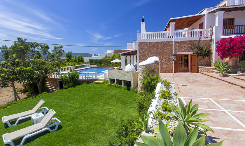 Terrasse und Garten Finca Ibiza IBZ 78
