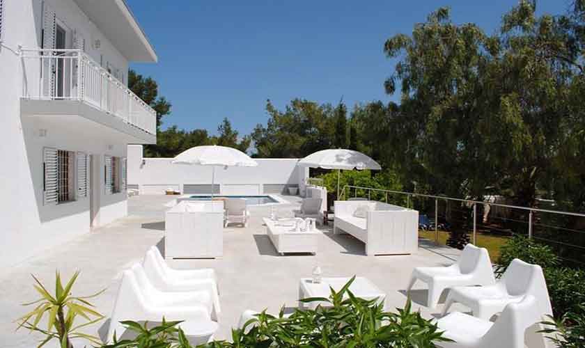 Pool und Terrasse Ferienvilla Ibiza Ibz 88