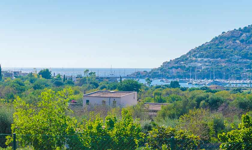 Blick von der Ferienvilla Mallorca 12 Personen PM 115