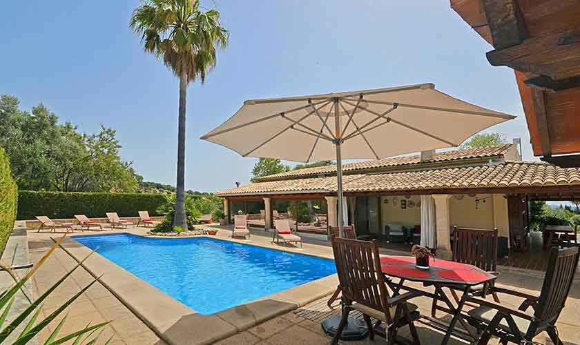 Pool und Terrasse Finca Mallorca PM 3070