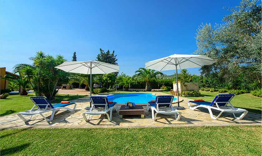 Pool und Garten Finca Mallorca für 4-5 Personen PM 3418