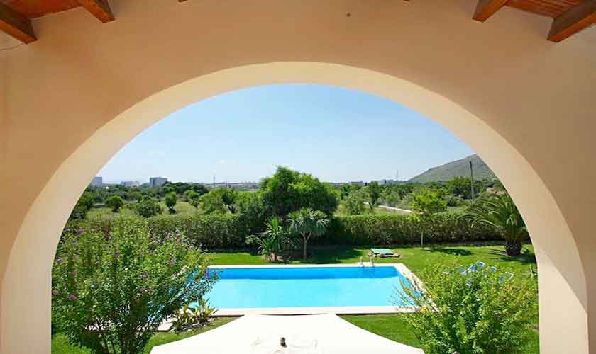 Terrasse Ferienhaus Mallorca bei Alcudia PM 3530