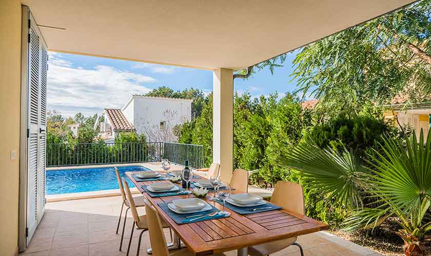 Pool und Terrasse Ferienhaus Mallorca Bonaire PM 3725