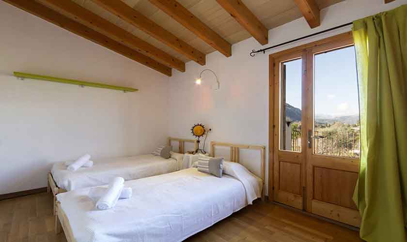 Schlafzimmer Finca Mallorca Norden PM 3841