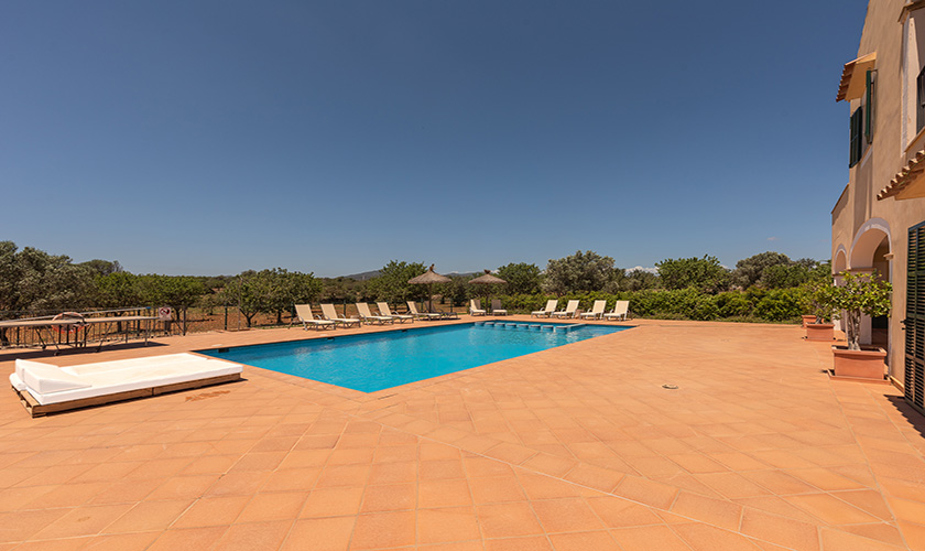 Pool und Terrasse Finca Mallorca PM 6075
