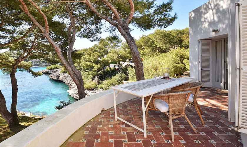 Terrasse mit Meerblick Ferienvilla Mallorca PM 6597