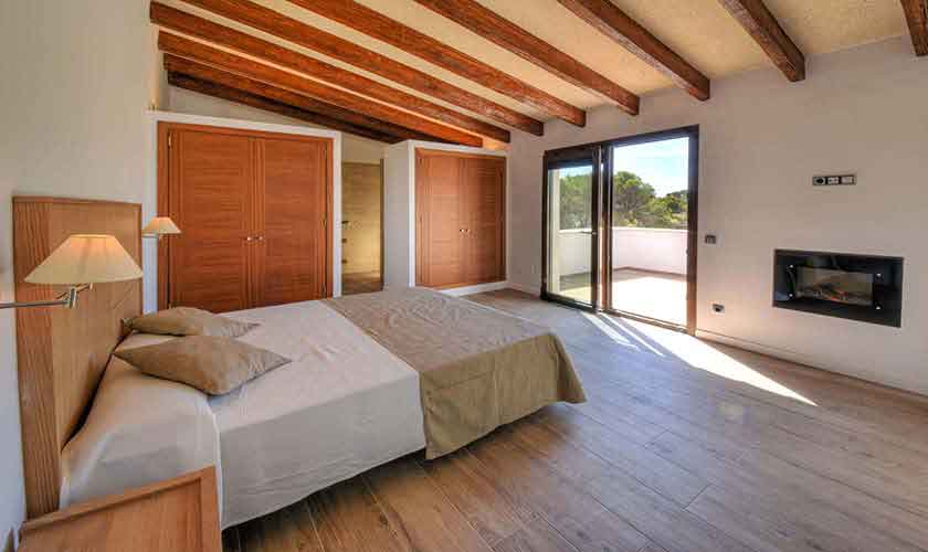 Schlafzimmer Ferienhaus Mallorca Südosten PM 6599