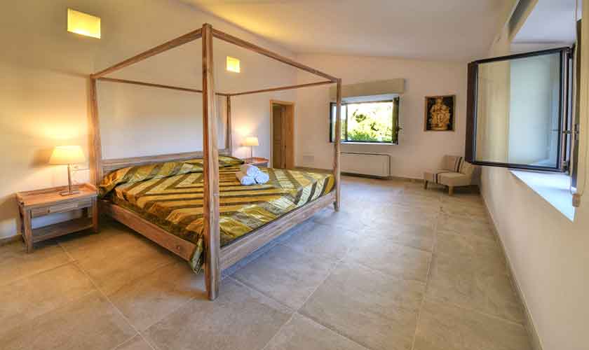 Schlafzimmer Ferienhaus Mallorca Ostküste PM 6610