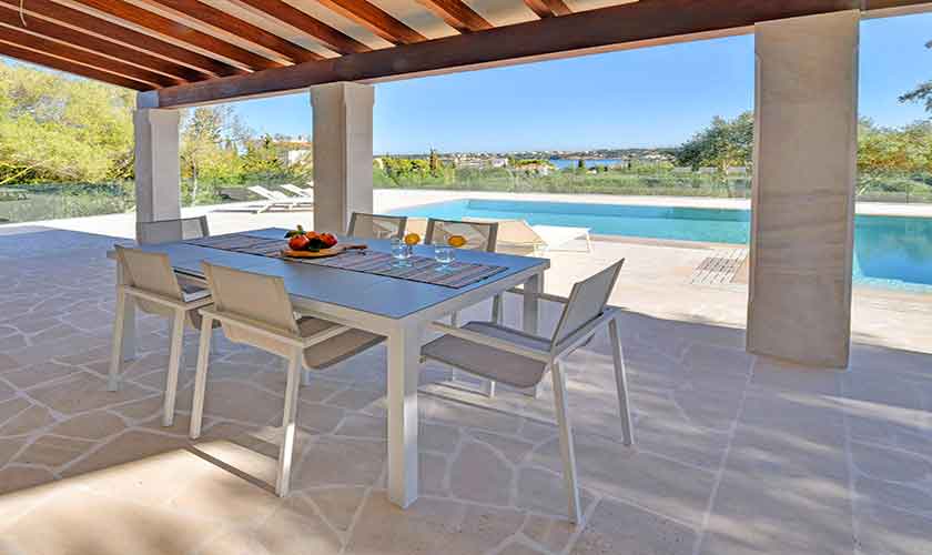 Terrasse Ferienhaus Mallorca Ostküste PM 6610