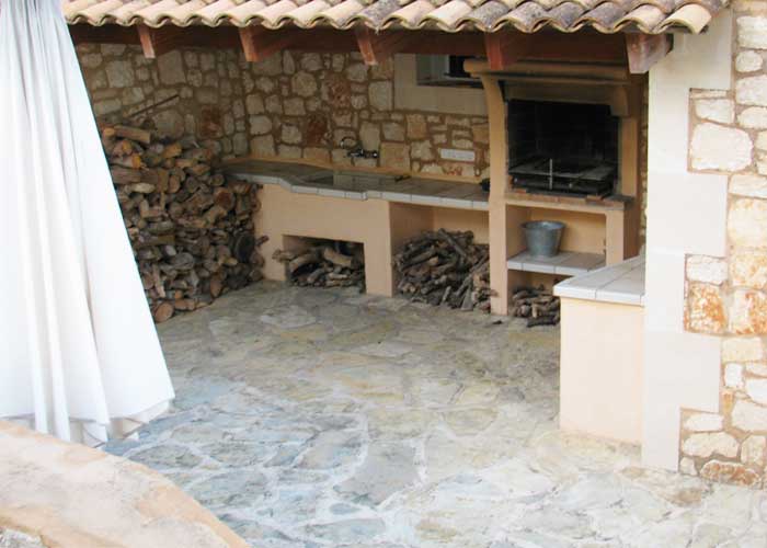 Barbecue Ferienhaus Mallorca Südosten mit Pool für 4 Personen PM 605
