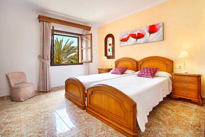 Schlafzimmer 3 Exklusives Ferienhaus Mallorca mit Pool PM 6091