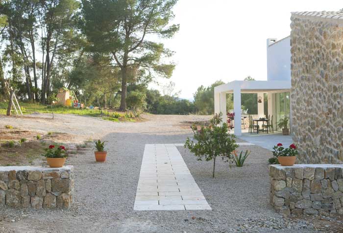 Außenbereich Moderne Finca Mallorca mit Pool PM 6566