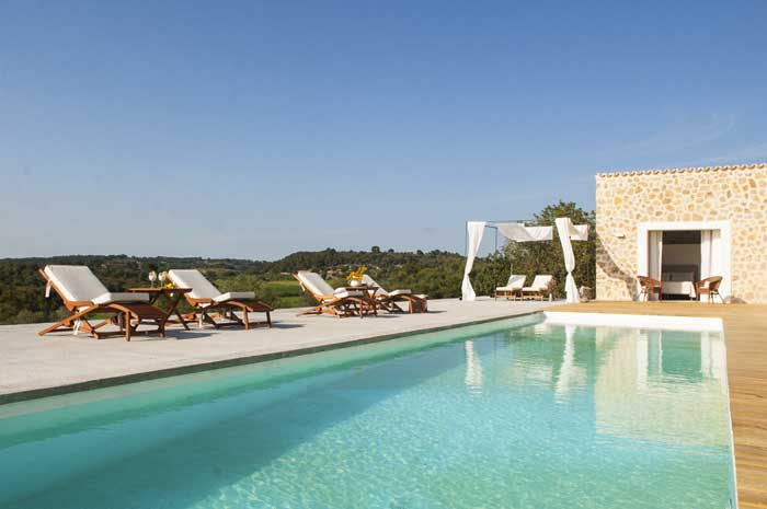 Großer Pool 12 x 3,5 m Ferienhaus Mallorca mit WLAN PM 6566