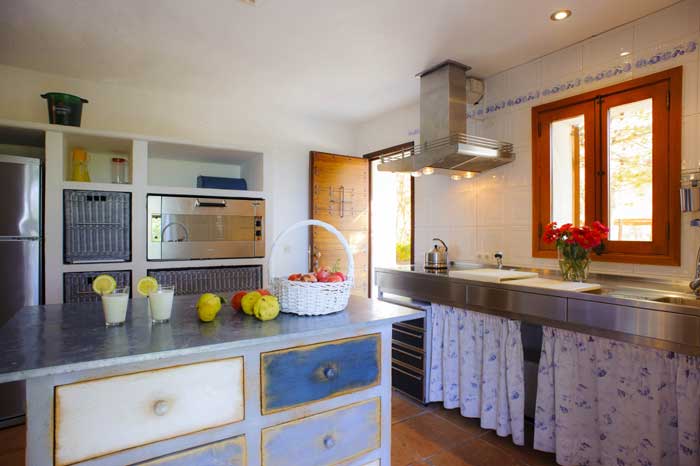Küche Finca Mallorca mit Pool für 9 Personen PM 6573
