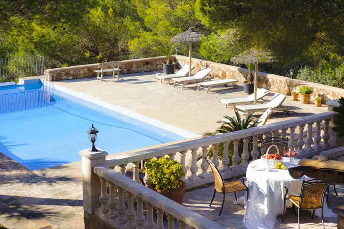 Pool und Terrasse Finca Mallorca mit Pool für 9 Personen PM 6573