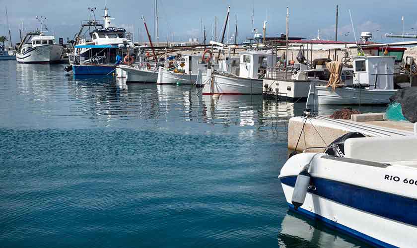 Hafen La Sabina auf Formentera