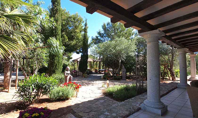 Garten Ferienvilla Ibiza 10 Personen IBZ 24