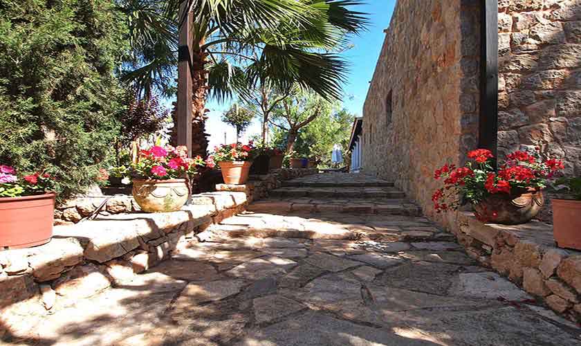 Garten Ferienvilla Ibiza 10 Personen IBZ 24