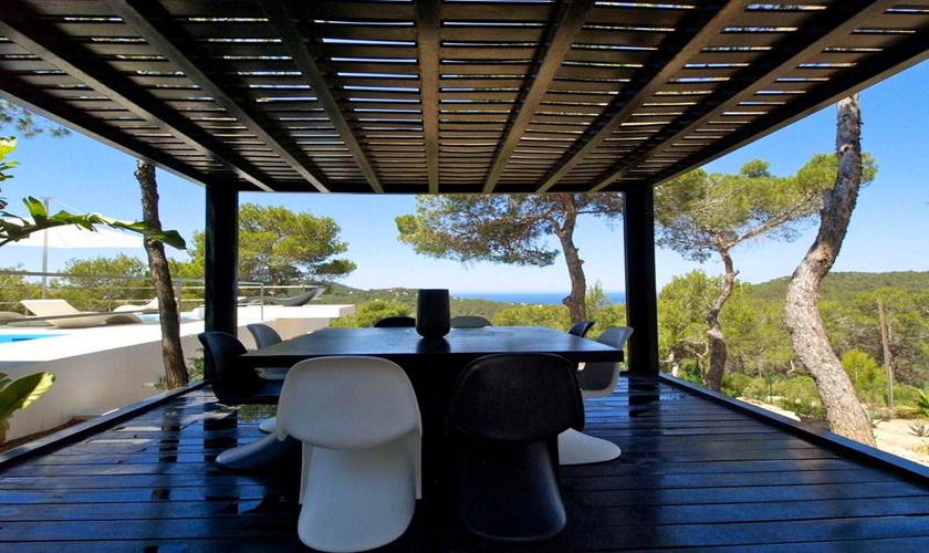 Terrasse Exklusive Villa Ibiza 10 Personen IBZ 80