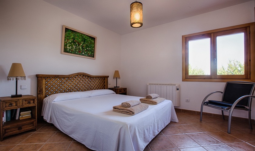 Schlafzimmer Ferienhaus Ibiza Cala Tarida  IBZ 10