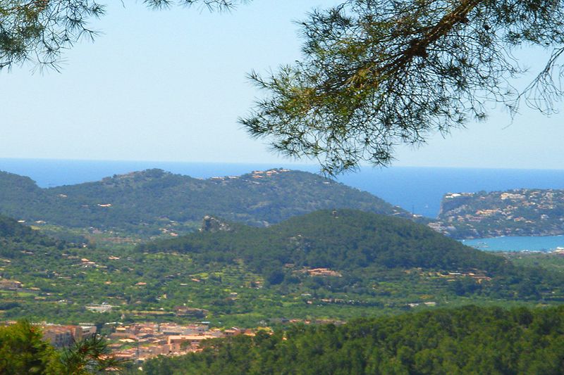 Blick in die Landschaft Finca Mallorca PM 109