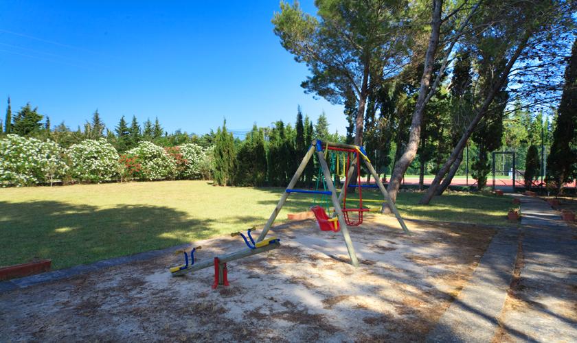 Kinderspielplatz Ferienvilla Mallorca Norden PM 3317