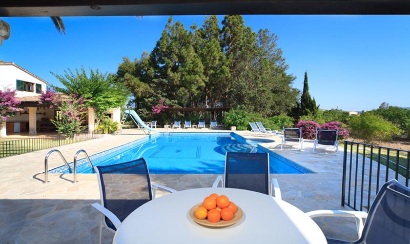 Terrasse und Pool Villa Mallorca PM 3317