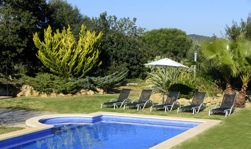 Pool und Garten Finca Mallorca für 4 Personen PM 3428