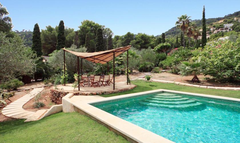 Pool und Terrasse Villa Mallorca Costa de Canyamel PM 507