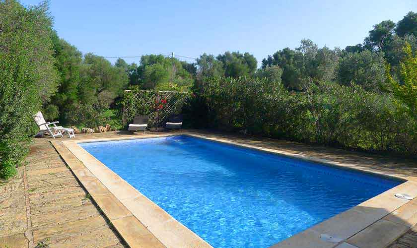 Pool und Terrasse Finca Mallorca Nordosten PM 5208