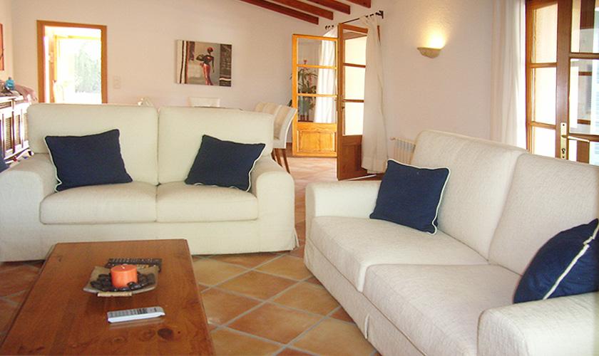 Wohnraum Ferienfinca Mallorca Arta PM 5395 für 8 Personen