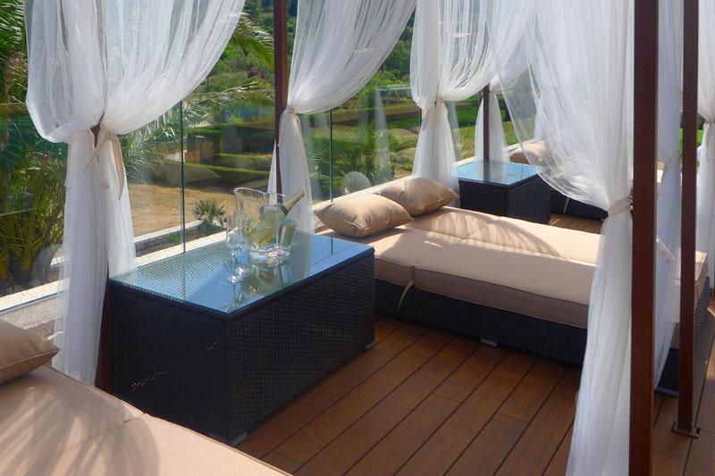 Lounge am Pool Villa Mallorca Ostküste PM 5398