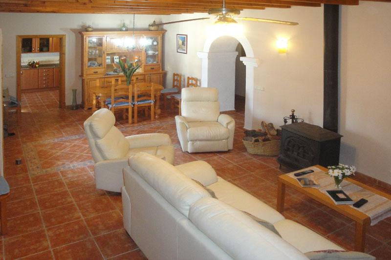 Wohnraum Ferienhaus Mallorca Südosten für 8 Personen PM 652