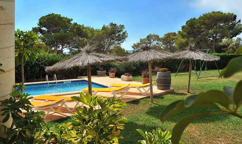 Pool und Garten Ferienvilla Mallorca PM 6593