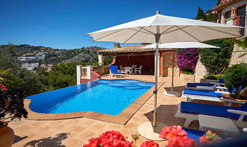 Gemeinsamer Pool Ferienhaus Mallorca Westküste PM 103 Nr. 70b