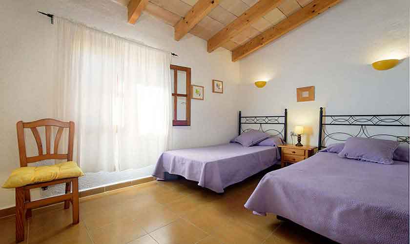Schlafzimmer Finca Mallorca Nordküste PM 3402