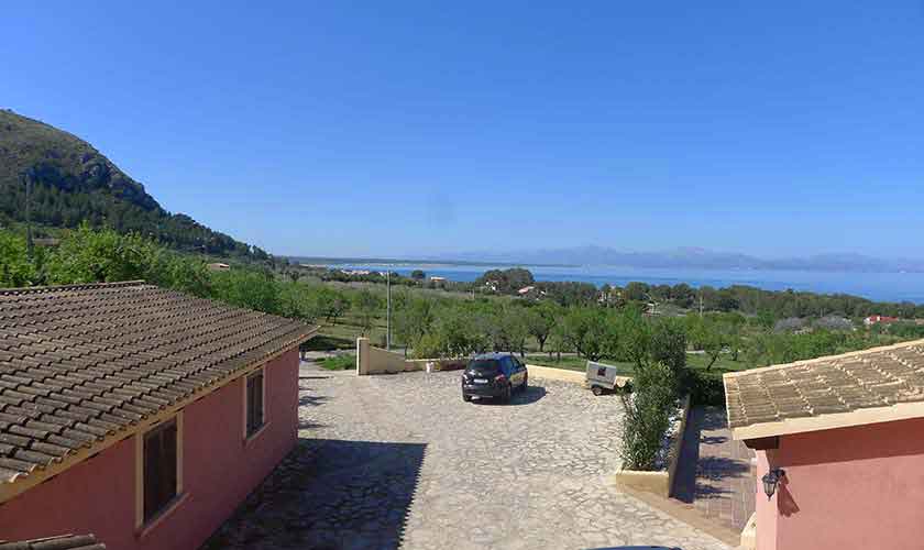Blick auf die Ferienvilla Mallorca PM 470