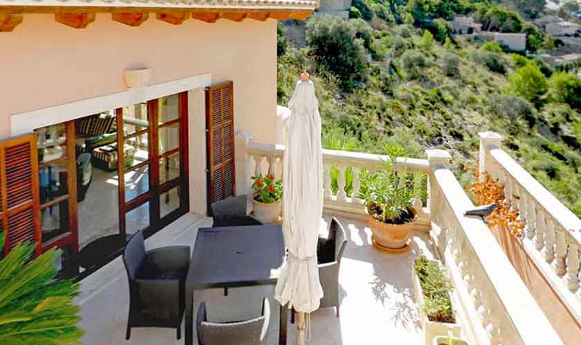 Blick auf das Ferienhaus Mallorca PM 5015